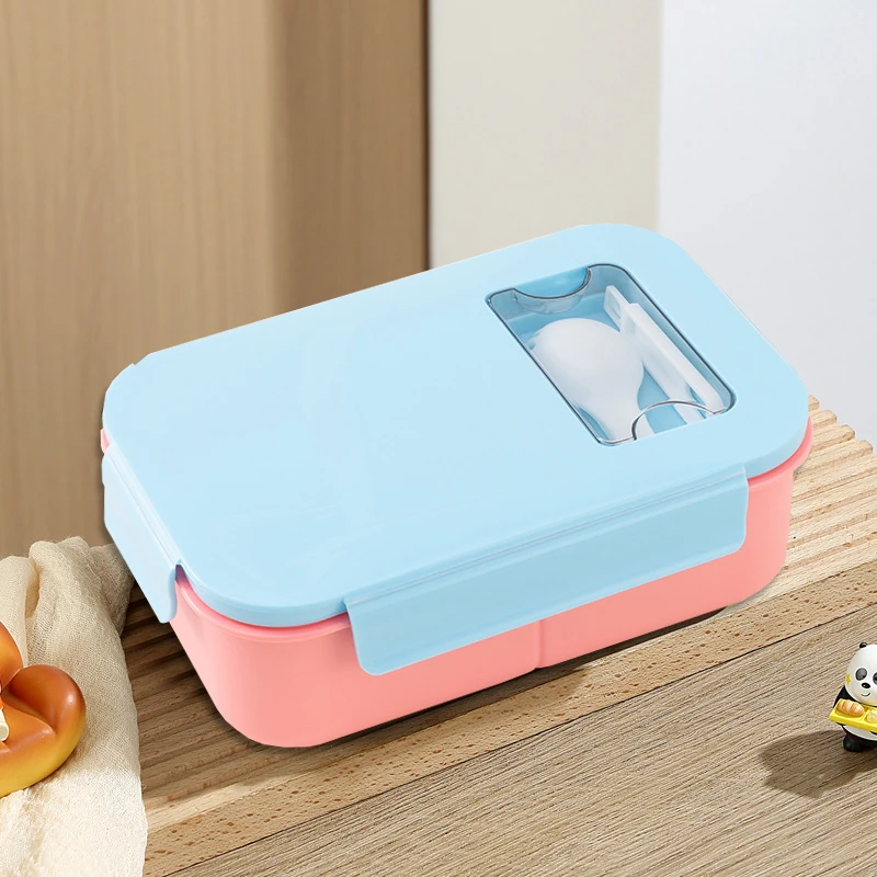 

Cartoon Anime 3 Grids Lunch Box Letter A-Z Students Outdoor Extracurricular Activities Food Containers Fashion Kid Snack Storage