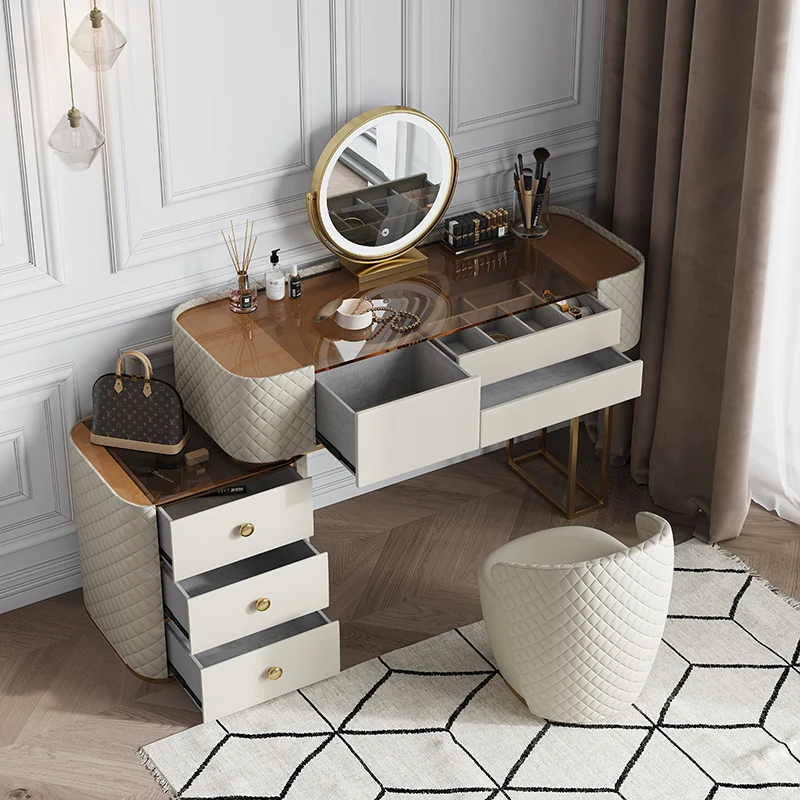 

Drawers Organizer Makeup Table Beauty Bedside Comfortable Modern Dressing Table Stool Drawer Comoda Pra Quarto Trendy Furniture