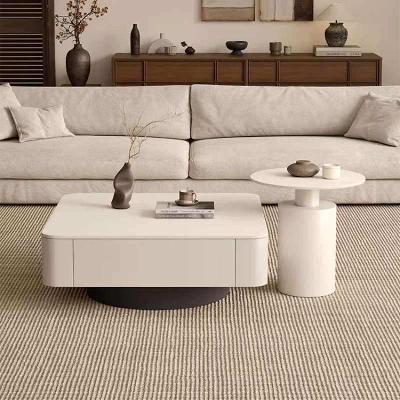 Luxury Storage Coffee Table Modern Living Room Center Small Designer Coffee Table Unique Minimalist Mesa Auxiliar Home Furniture