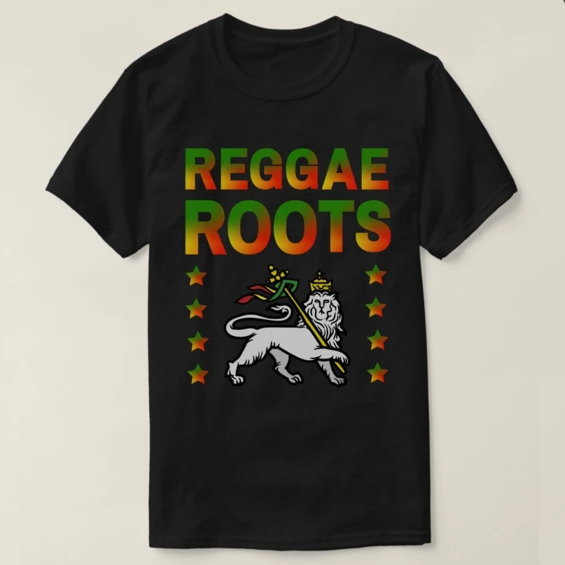 

Lion of Juda Reggae Roots Rastafari Rasta T-Shirt 100% Cotton O-Neck Short Sleeve Summer Casual Mens T-shirt Streetwear