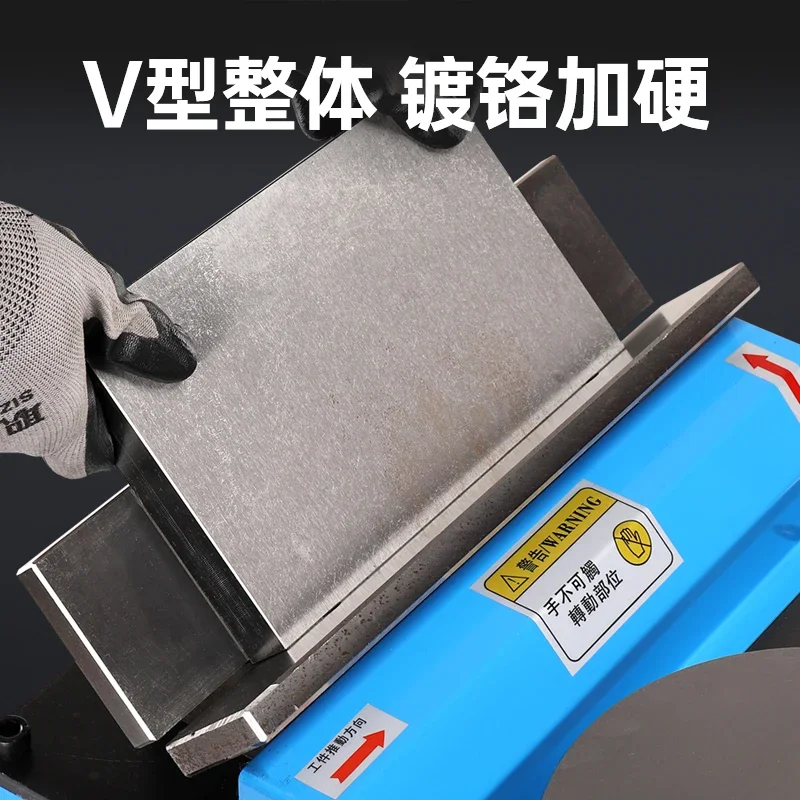 Desktop compound chamfering machine, multi-functional high-speed metal chamfering machine, arc straight edge 45 degrees
