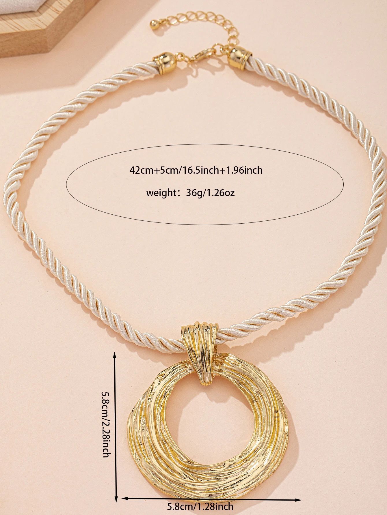 1 piece of geometric fashion elegant cross-border elegant pendant necklace