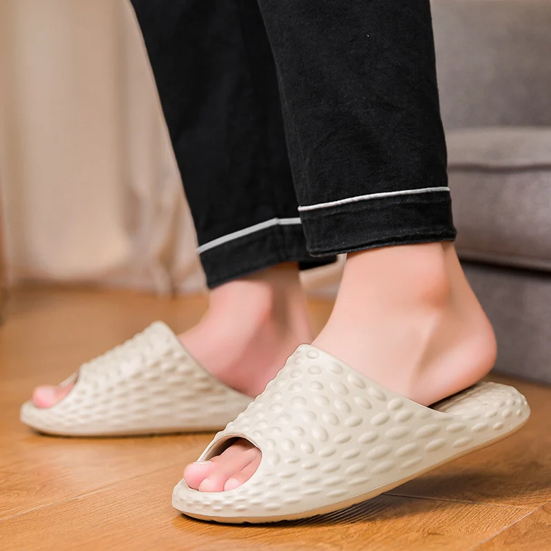 Couple Style Men Women Slippers Summer Indoor Outdoor EVA Non-slip Beach Slippers Men Shoes Slip-on Home Slippers for Men New