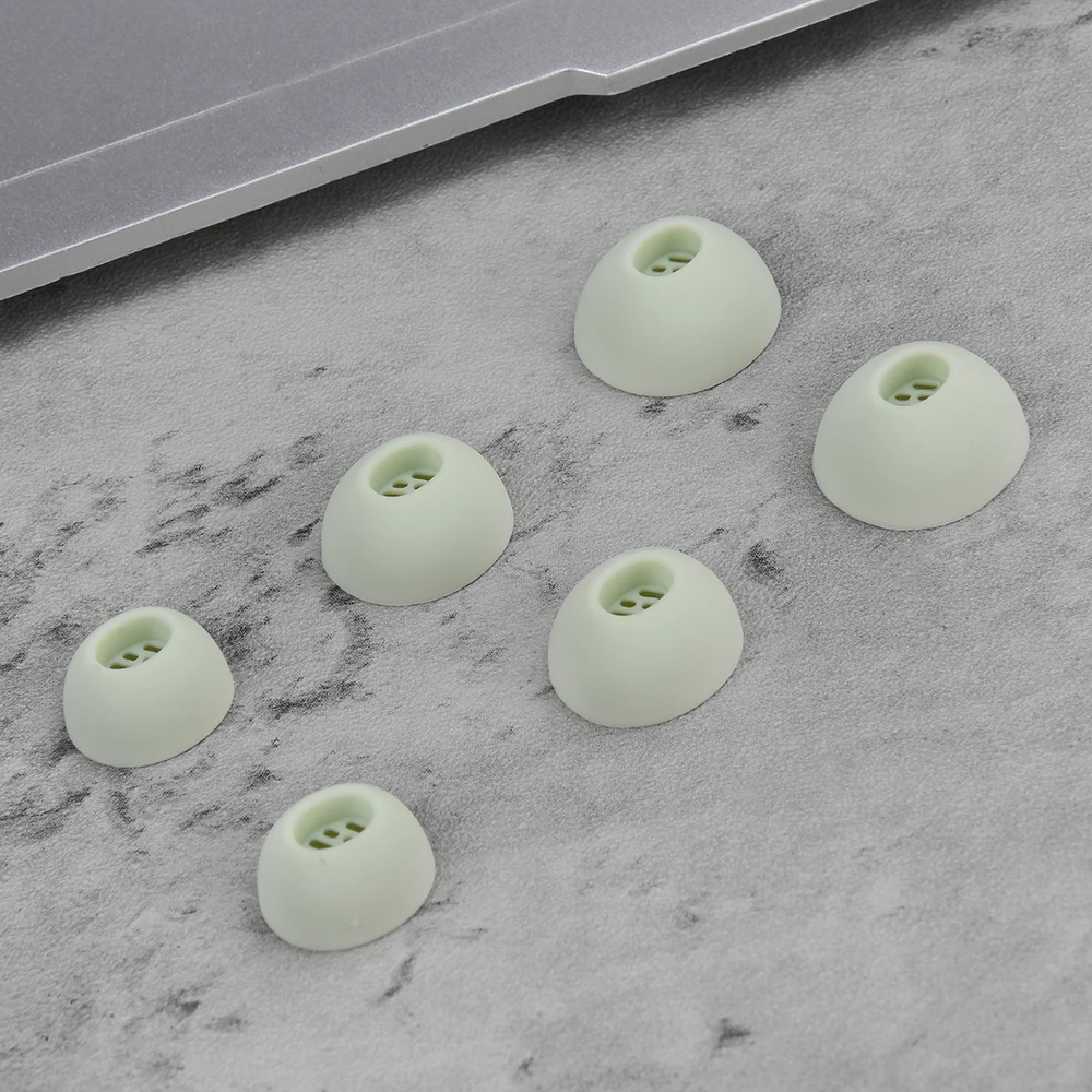 6ชิ้นซิลิโคนปลายหูสำหรับ OPPO Free3 enco หูฟัง TWS จุกหูฟังไร้สาย3ชิ้น