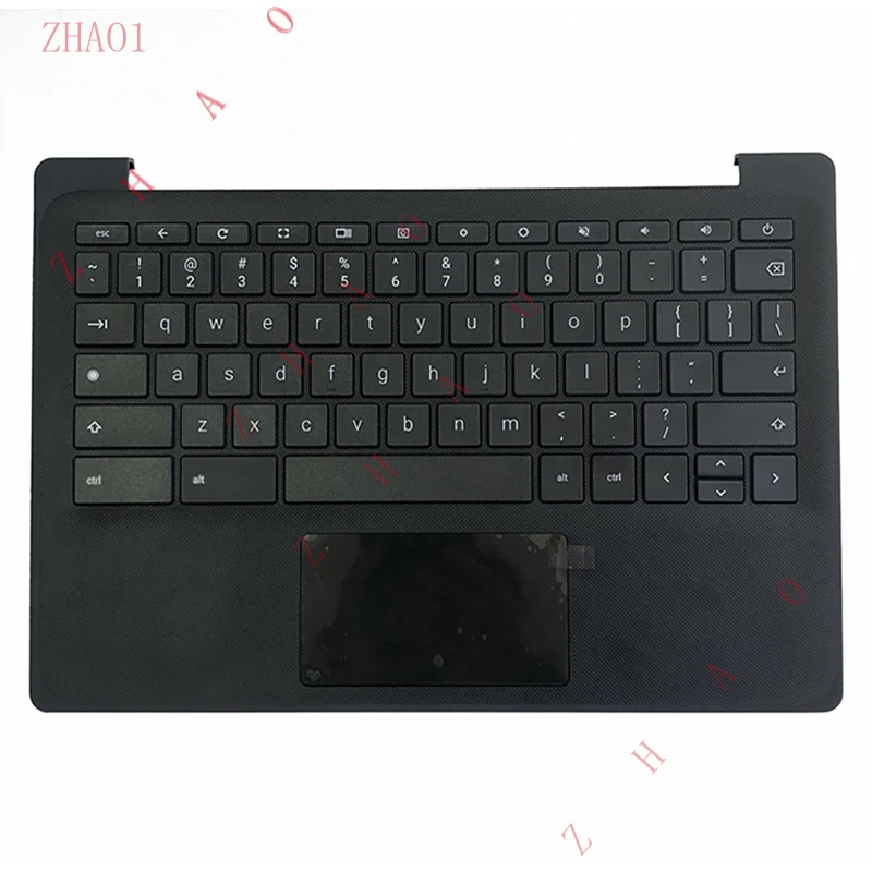 Z   HP Fortis N93657-001 11 G10 Chromebook Palmrest & Keyboard Bezel Replacement