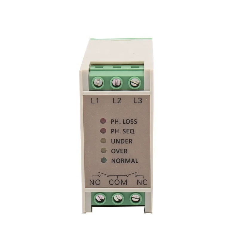 3PCS GINRI JVR-380 Phase Failure Relay Over Under Voltage Protective Device