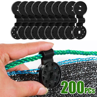 30~200PCs Shade Cloth Clips Shade Fabric Clamps Accessories Grommets For Net Mesh Cover Sunblock Fabric In Garden Greenhouse