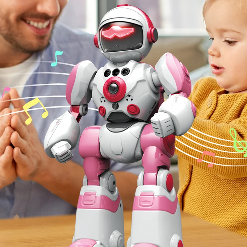 RC Robot Toy Intelligent Programming Remote Control Robotica Toy Dancing Gesture Sensing Voice Controlled Robot Toys for Kids