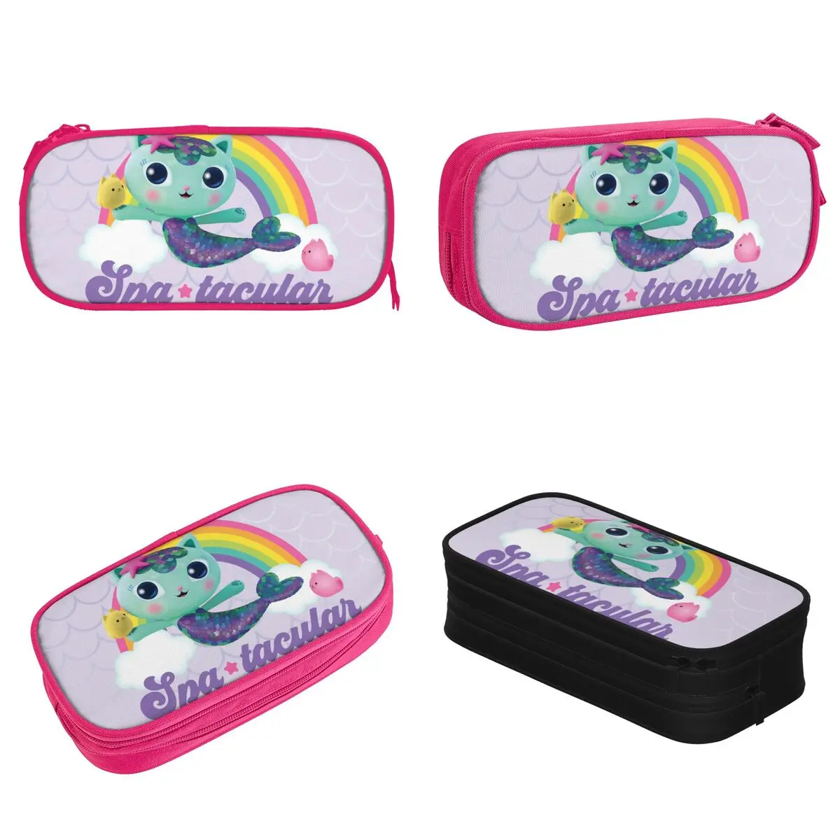 Gabby Dollhouse Pencil Cases Pencilcases Pen Holder Kids Large Storage Bag School Supplies Gift Stationery