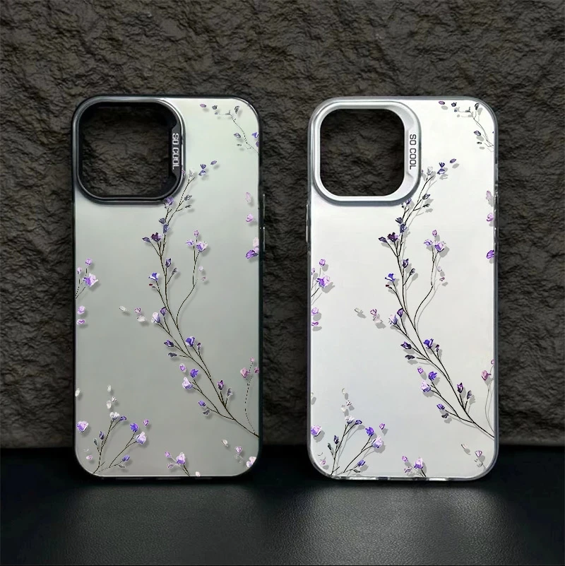 

Case For iPhone 16 15 14 13 12 11 Pro Max 16E Spring Warm Flowers Pattern IMD Phone Cover For iPhone XS Max XR X 7 8 Plus Fundas