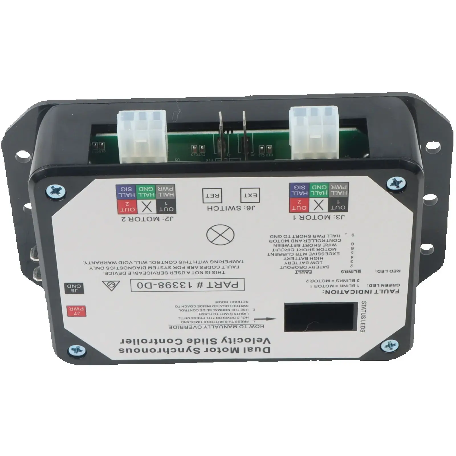 

1Pc Dual Motor Synchronous Velocity Slide Controller FOR Lippert 13398-D0 RV 12V DC