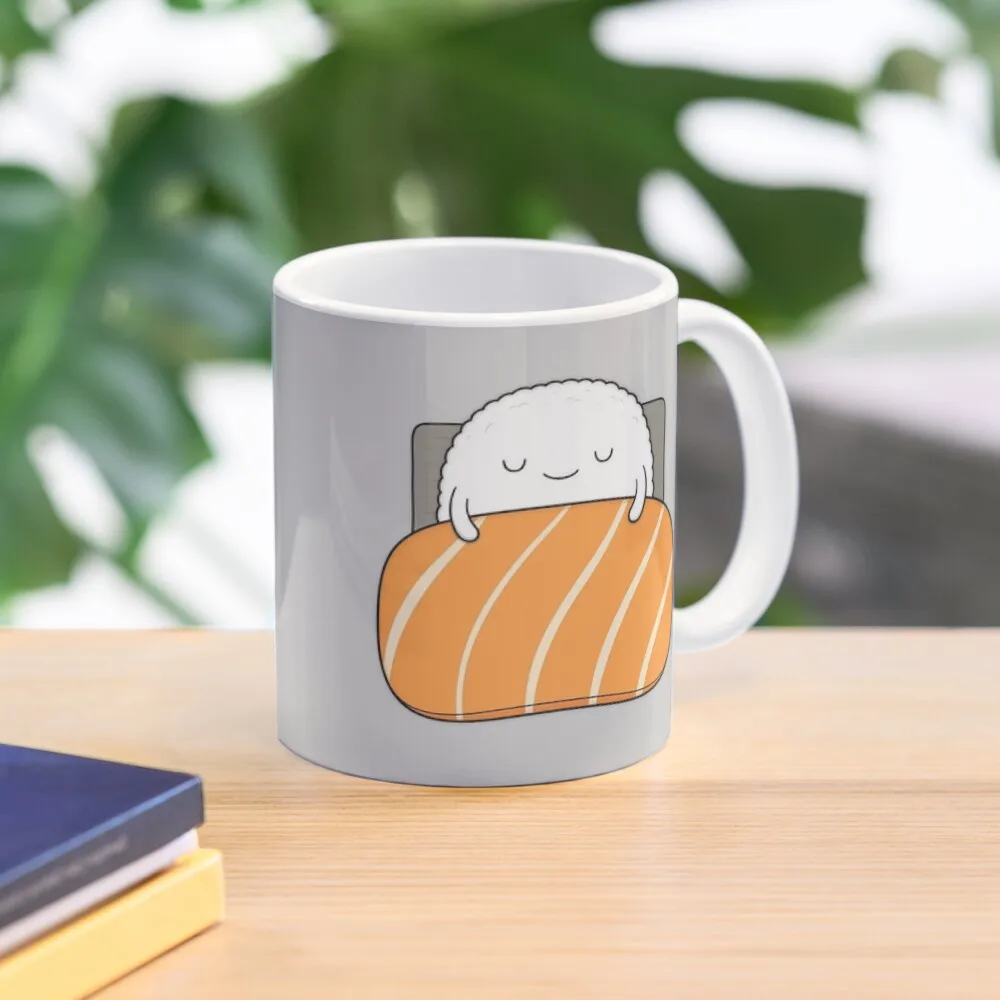 

Sleepy Sushi Bed Coffee Mug Customs Thermal Funnys Cups For Mug