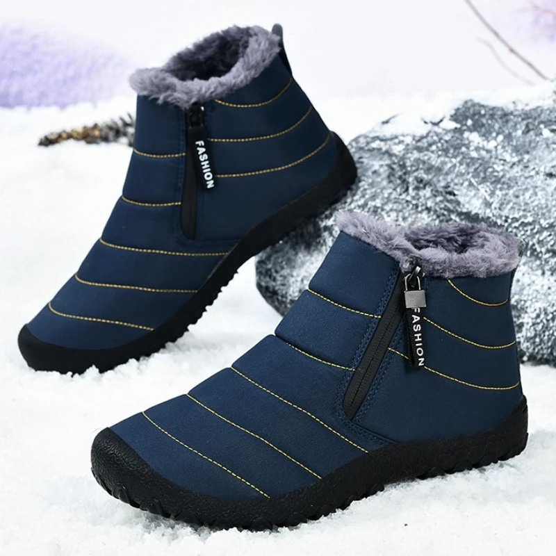 

Men Winter Sports Shoes Soft Bottom Anti Slip Casual Sneakers Cold Proof and Warm Keeping Men Sneakers Shoes