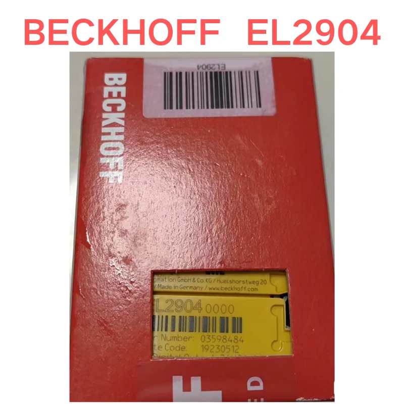 Second  brand-new  BECKHOFF  EL2904  test OK