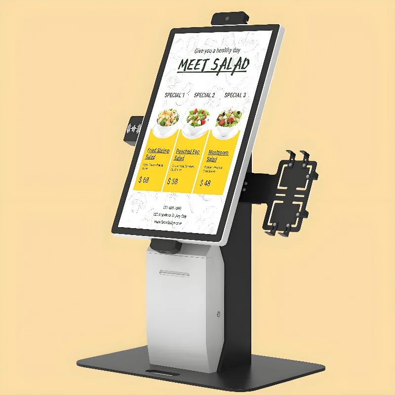 

Best-selling ized 15.6 21.5 23.8 Inch Desktop Self Checkout Machine Restaurant Self Order Kiosk Multi-Touch QR Code For Ca
