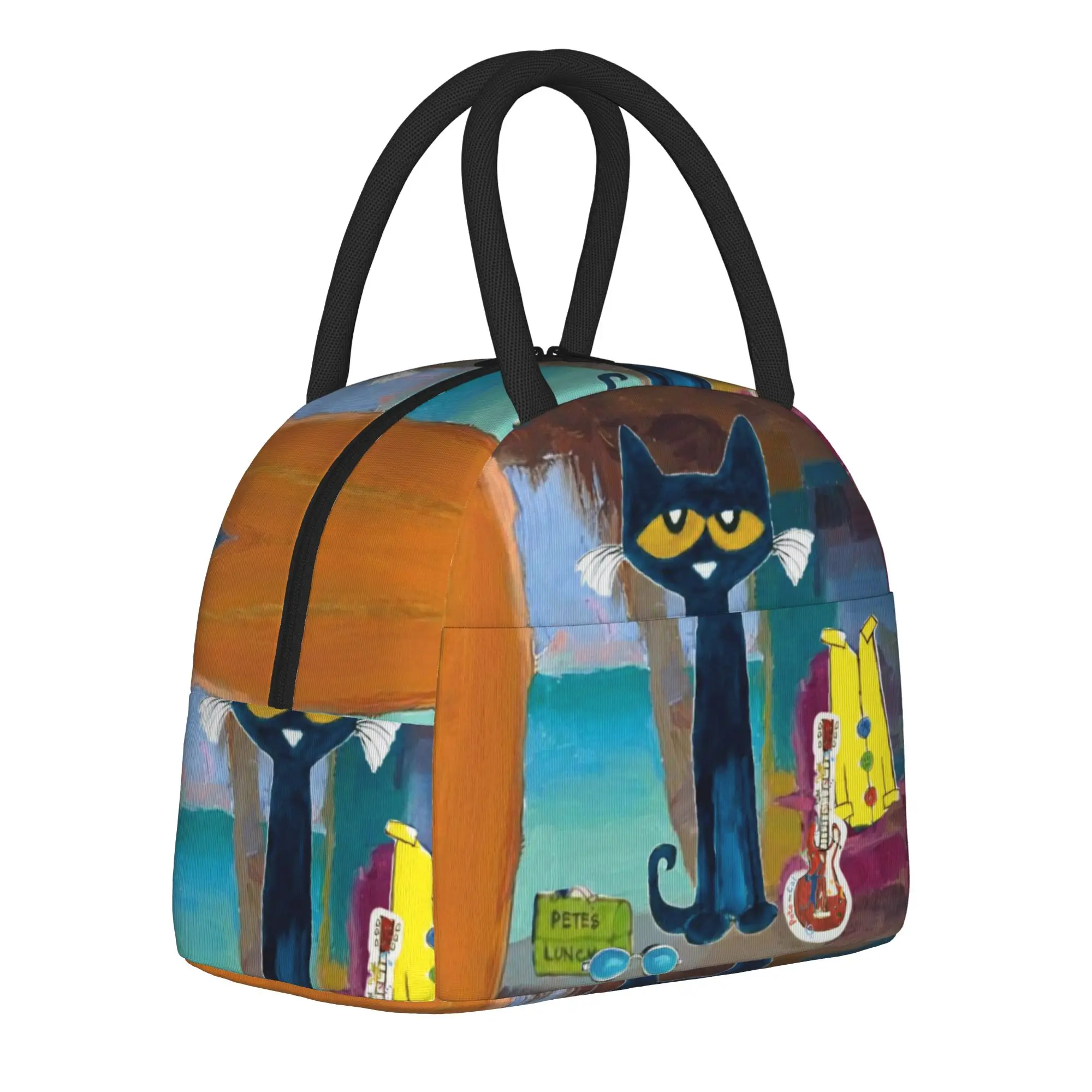 Lunch Boxes Pete The Cat Accessories  Storage Food Box Multifunction Thermal Cooler Lunch Box For School