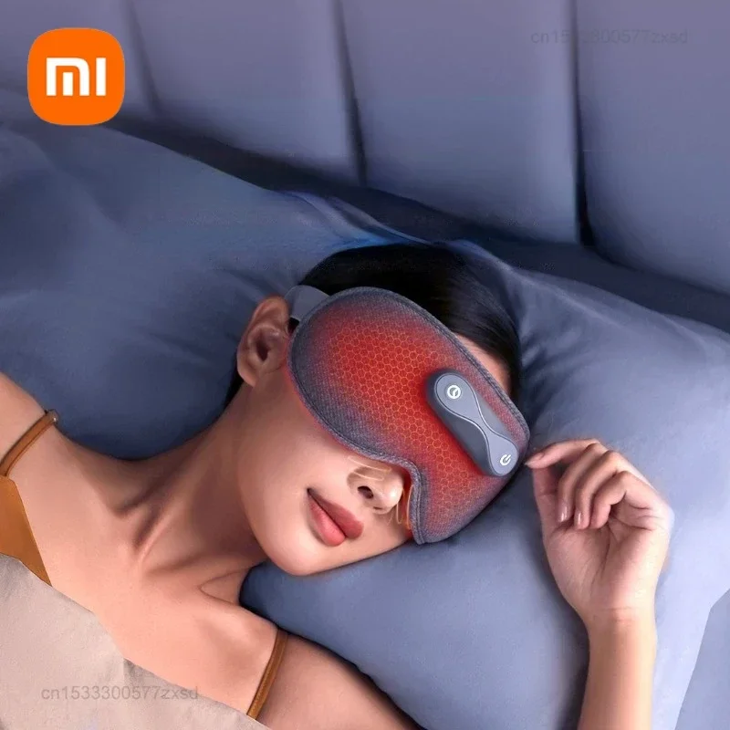 New Xiaomi KULAX Graphene Heated Eye Mask Full Shading Relaxing Sleeping Eye Mask Block Out Light Sleeping Aid Health Care Gift