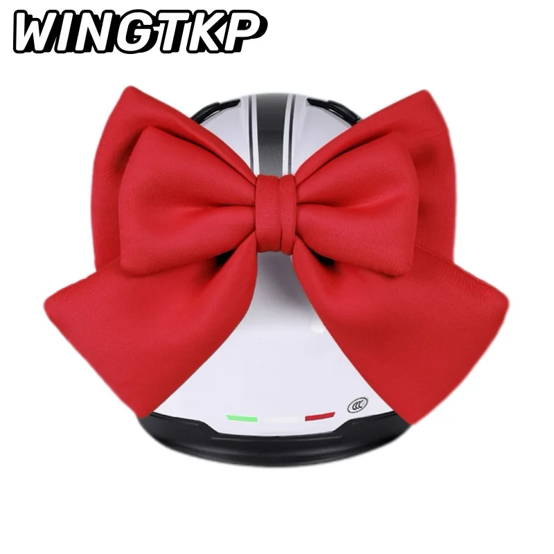 

Motorcycle Helmet Decoration Bow Exquisite And Cute Fairy Helmet Decoration Exquisite Macaron Color Helmet Bow Decoration