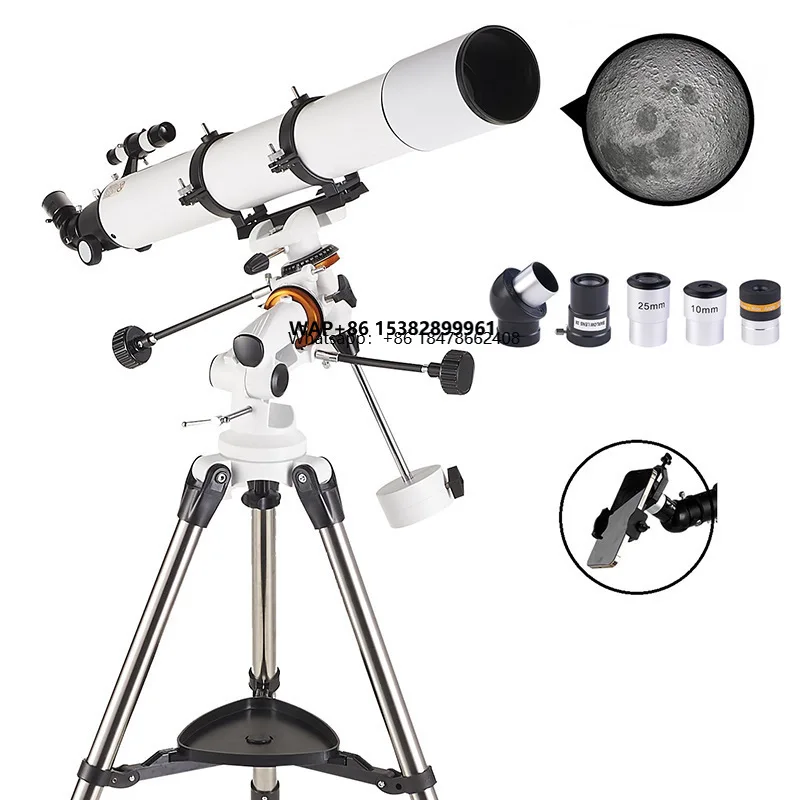 

80900 Astronomical Telescope 80mm Large Aperture Adult Outdoor High Power HD Viewing Glasses