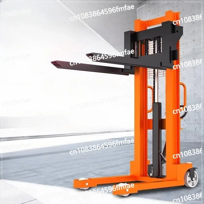 Manual Electric Hydraulic Forklift 1 Ton 2 Ton Lifting Small Loading and Unloading Truck