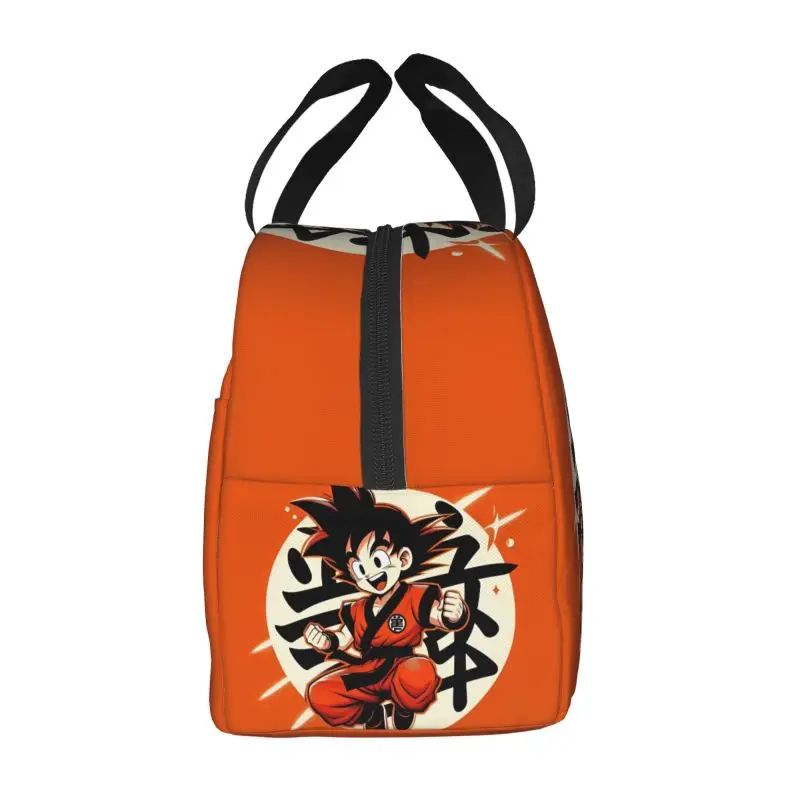 Custom D-Dragon B-Ball Z Gokus Lunch Bag Women DBZ Anime Cooler Thermal Insulated Lunch Boxes for Adult Office view 4