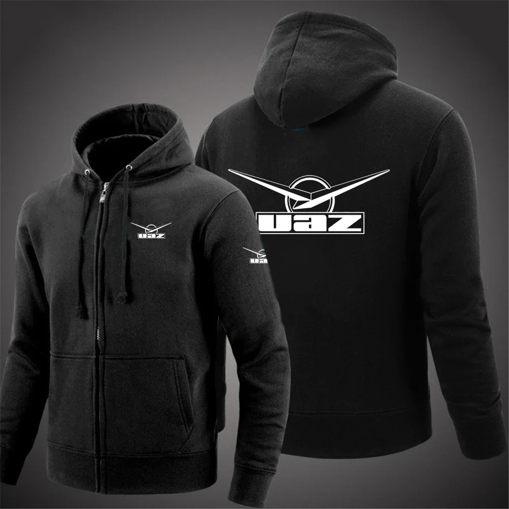 

Soviet Union Car Cccp Ussr UAZ 2024 Spring Winter Men New Hoodie high quality Brand Pullover Warm Fleece Hoody Casual Streetwear