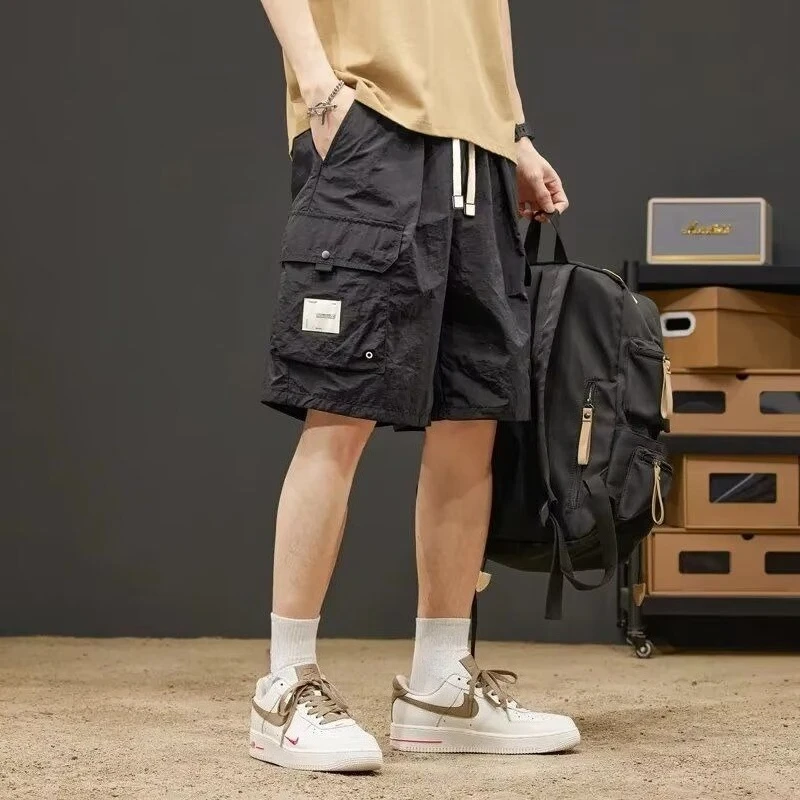 

Men's Summer Cargo Shorts Quick Dry Loose Fit Big Pocket Beach Shorts Lightweight Workout Shorts Casual 5 Inch Inseam