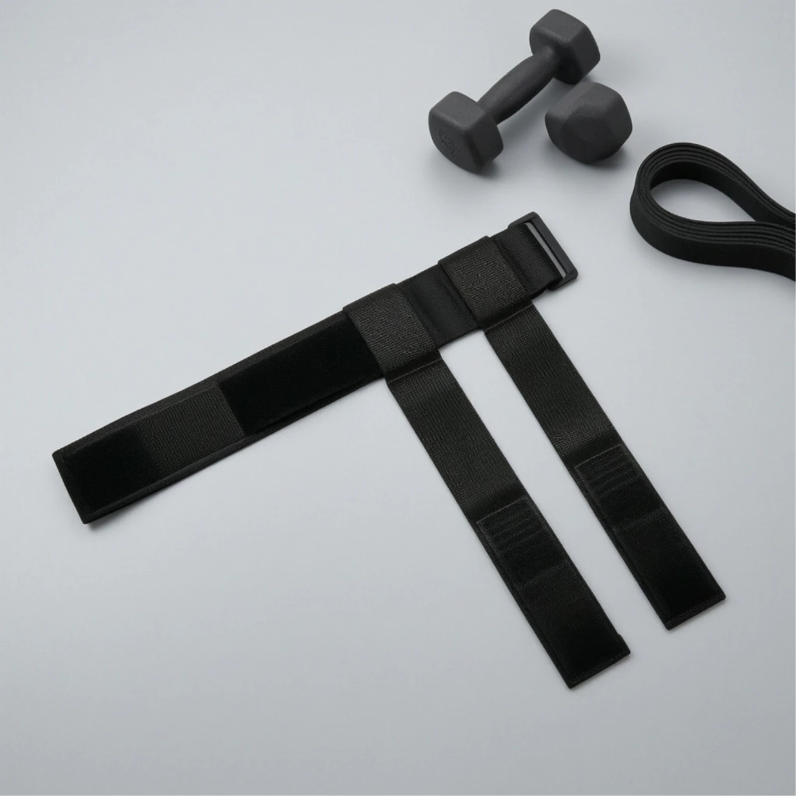 Picture 7: Dumbbell Ankle Strap Long-Lasting Dumbbell Foot Attachment Ankle Strap with Buckle Heavy-Duty Weight Training Attachment Easy To