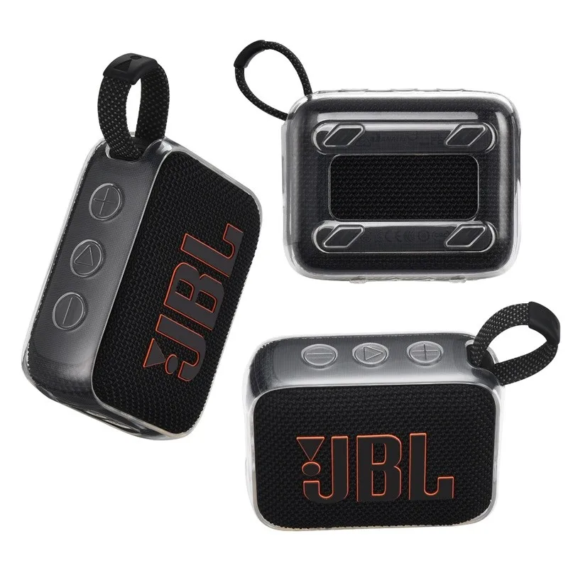 ZOPRORE Travel Outdoor Protective TPU Stand Up Carrying Case for JBL GO 4 Portable Bluetooth Waterproof Speaker