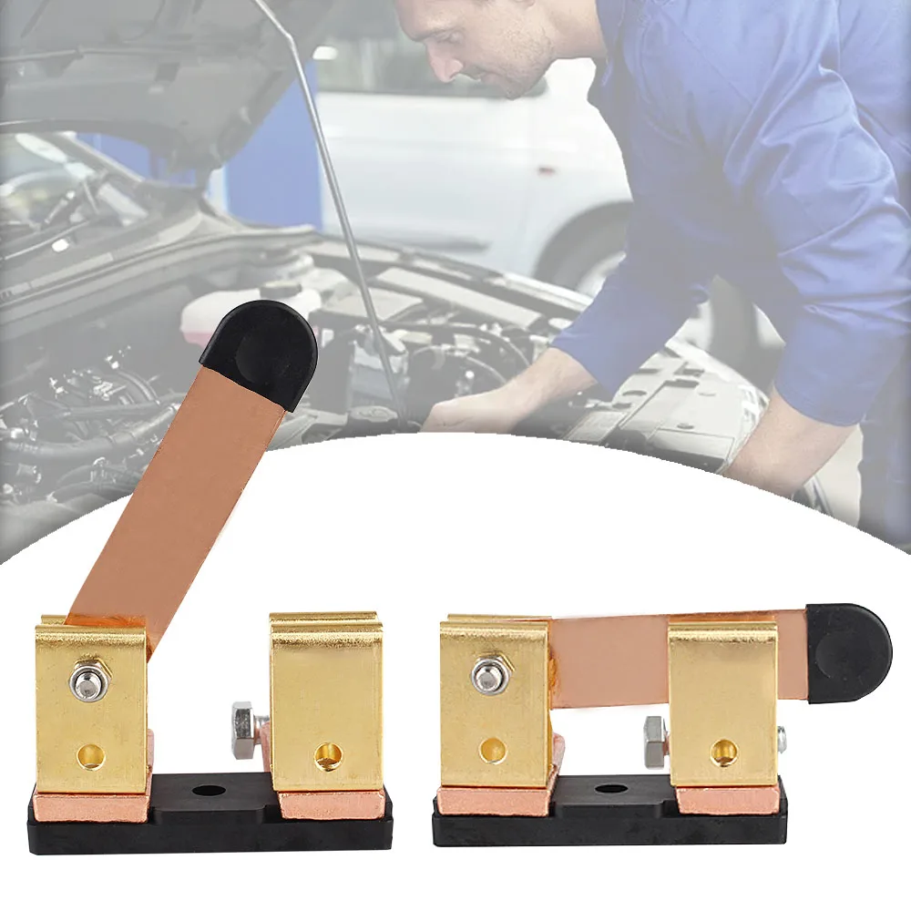 Power Off Switch Battery Disconnect Switch Isolator Knife Type 12V/24V Car Battery Leakage Protection Switch