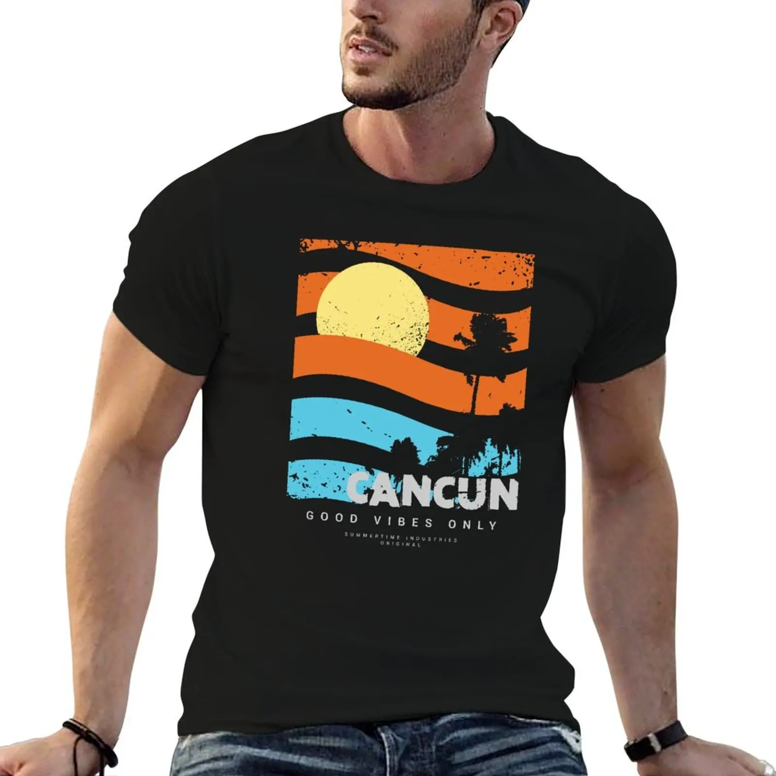 

Cancun vibe T-Shirt man t shirts for men casual t shirt personalised man t shirts for men T-shirt