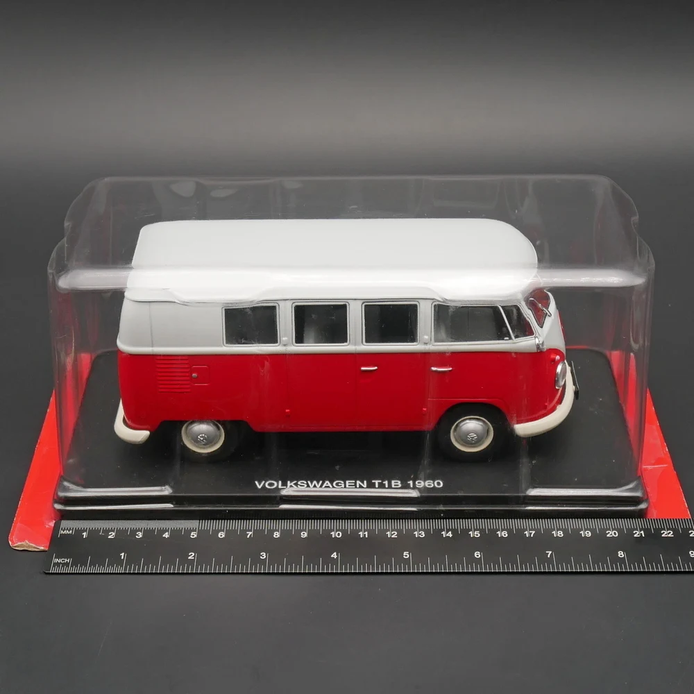 

Diecast Ixo 1:24 Scale VW T1B 1960 VW T1 Van Alloy Car Model Collectible Toy Gift Souvenir Display Ornament