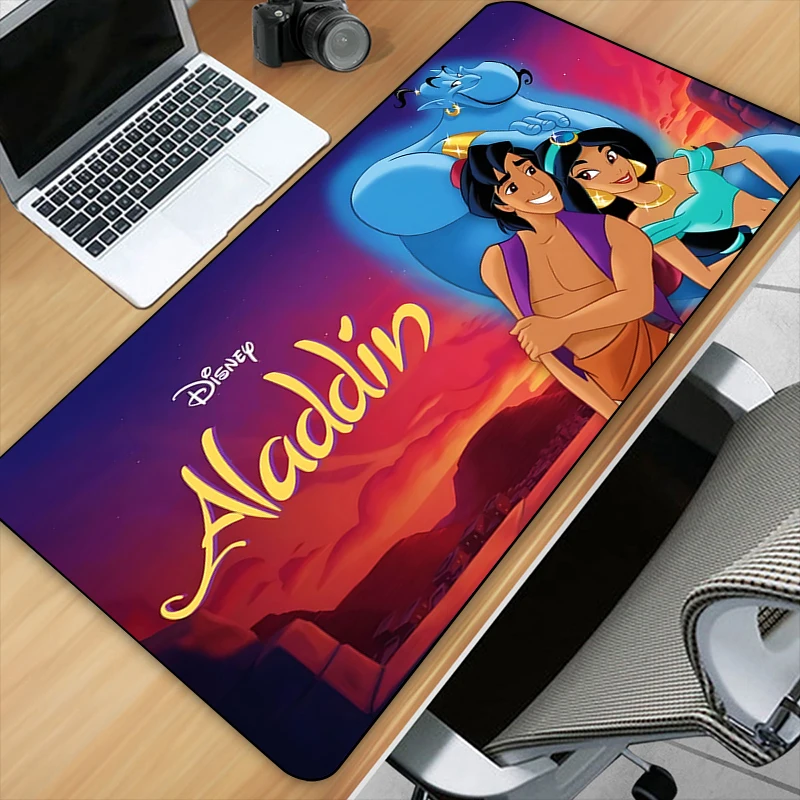 Large Mousepad XXL Princess Jasmine Aladdin Pad Keyboard Gaming Accessories Mouse Mats Game Office Computer Desk Mat  placemat