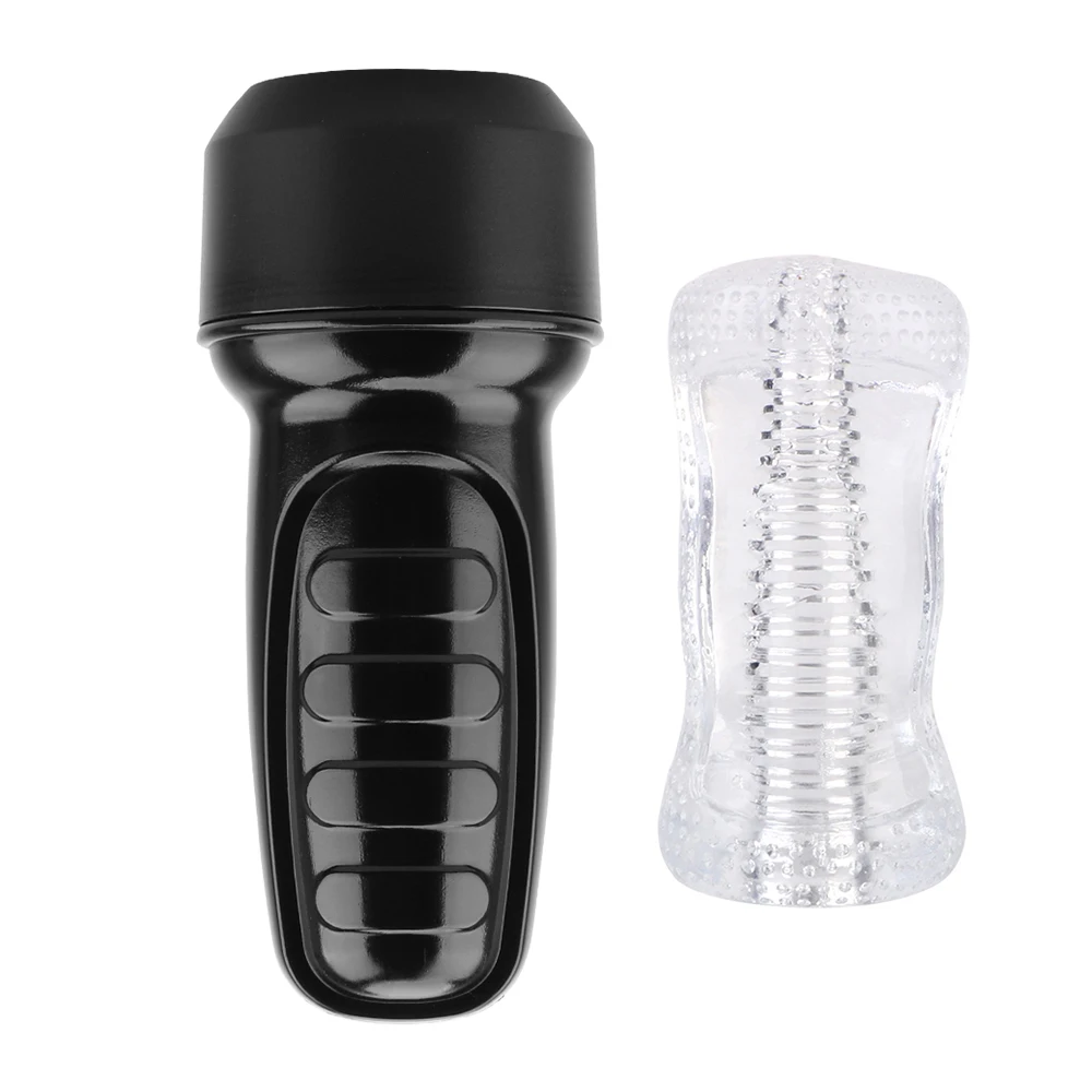 Realistic Vaginal For Male Masturbator Penis Pump Vagina Real Pussy Men Penis Enlarger Cock Exerciser Medical Sex Toys Erotic 18