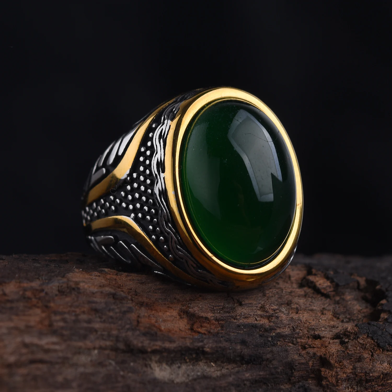 

R3231Men's/Women Many Gem style colors 316LStainless Steel Rings Classic Fashion Trend Jewelry High Quality Products