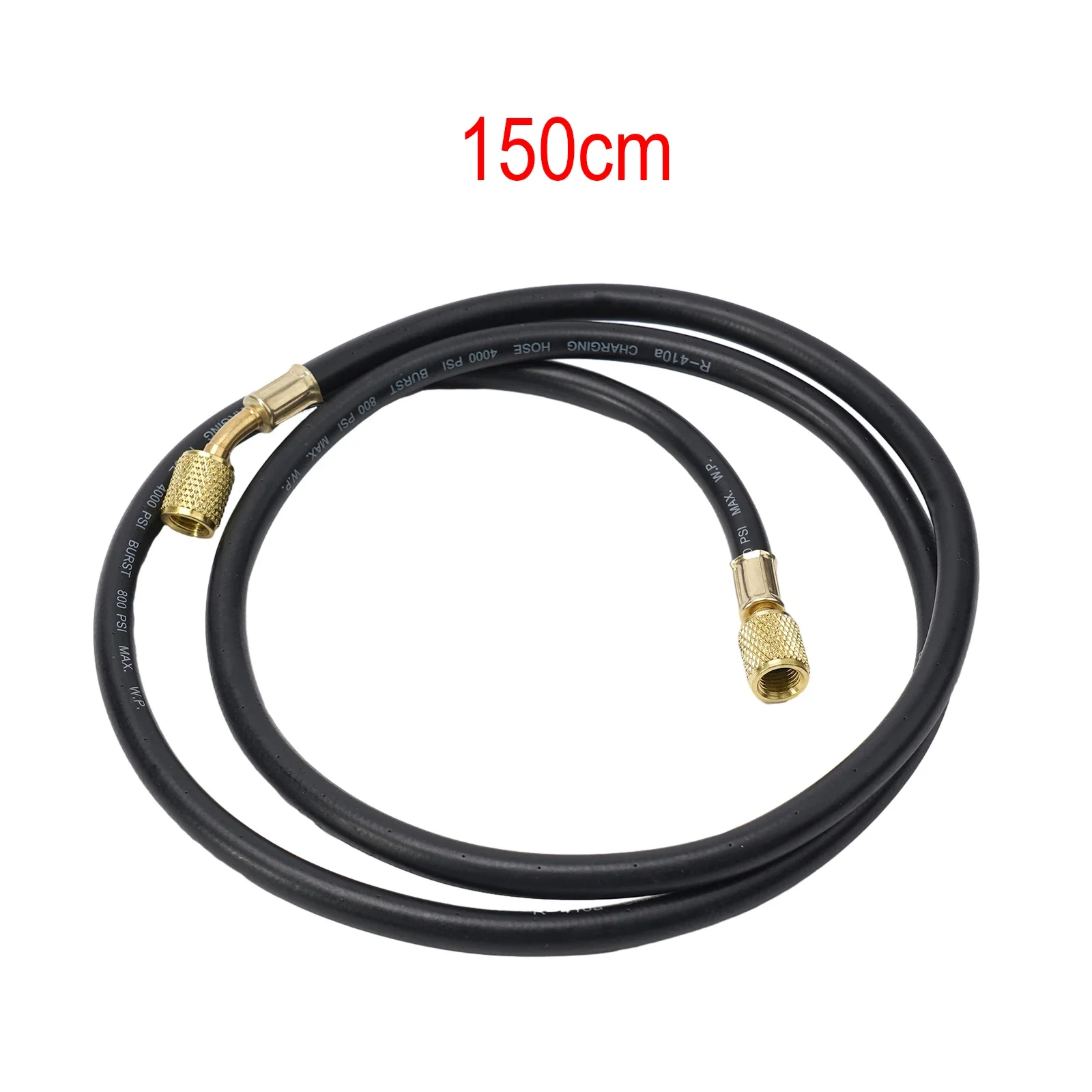 

Charging Hose SAE 800PSI Hose R410 AC Fine Workmanship Hose Male To 5/16\" Female Refrigeration Regulating Valve 1.5m/59 Inches