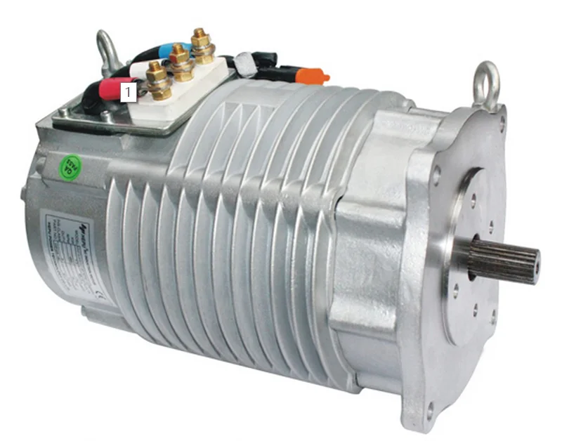 42KW AC Motor For Electric Vehicle Kit Complete Torque Water cooling Universal Electric Motor Universal Conversion Auto