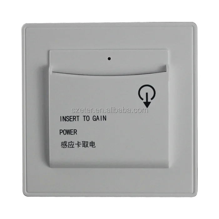 RFID Hospitality Keycard Switch Hotel Card Key Energy Saving Switch Time Delay Switch