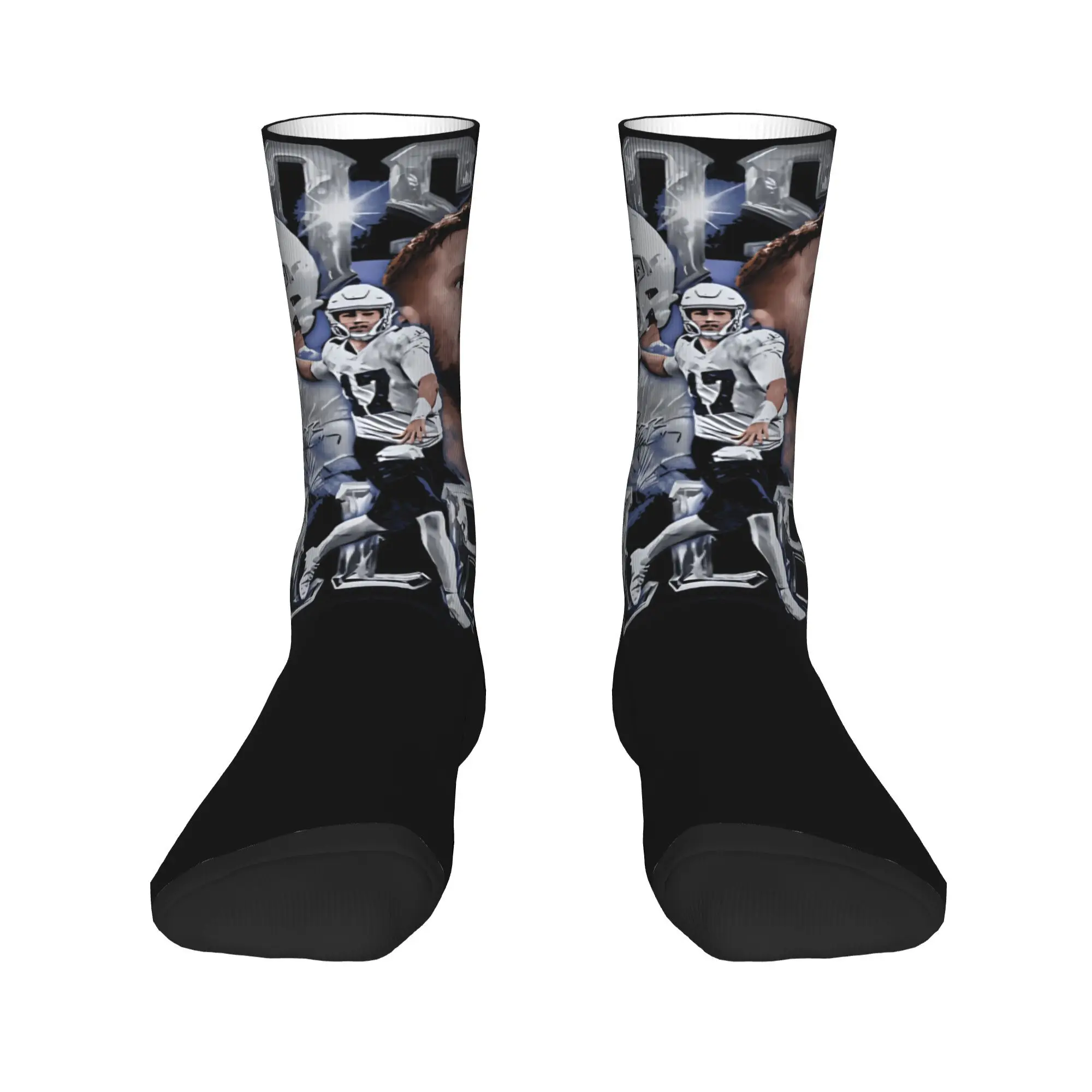 جوش ألين جوارب رجالية جوارب دافئة ناعمة عصرية جوارب شتوية لركوب الدراجات جوارب مطبوعة غير قابلة للانزلاق هدية عيد ميلاد