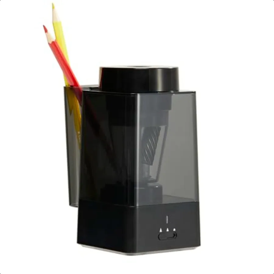 

FullAutomatic Pencil Sharpener Electric Pencil Sharpeners for Colored Pencils with Builtin Pencil Holder 612mm Jumbo Pencils Pa