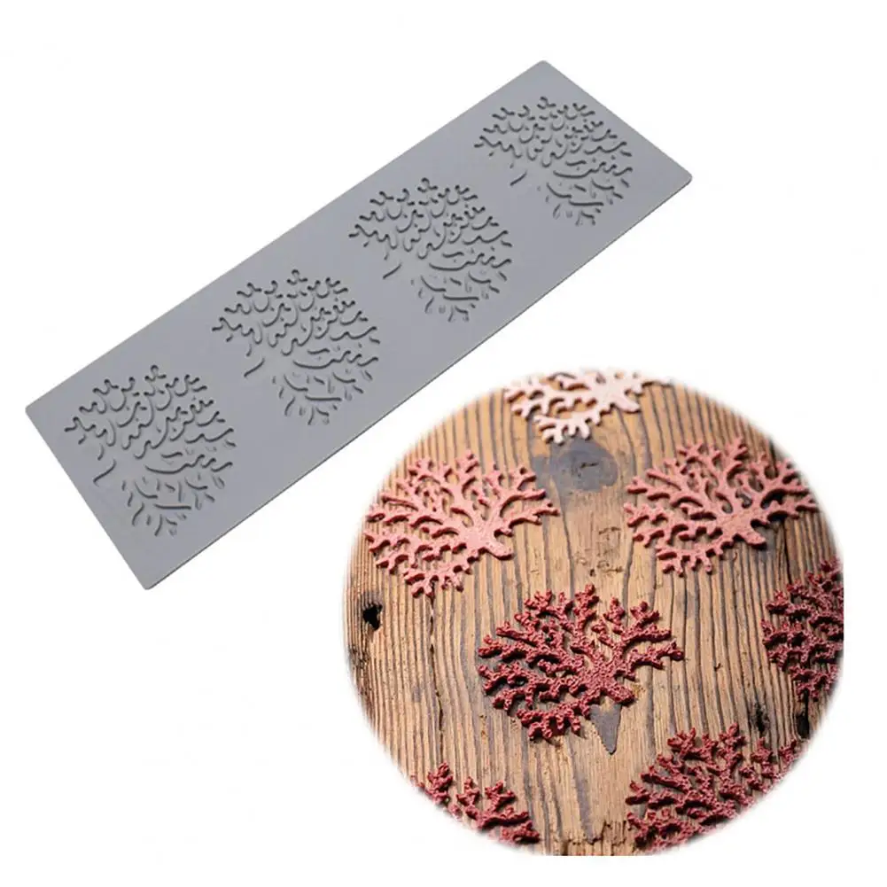 

Food-grade Silicone Mold Flexible Leaf Mold Food-grade Silicone Leaf Molds 3d Coral Branch Lace Design for Cake Decoration Resin