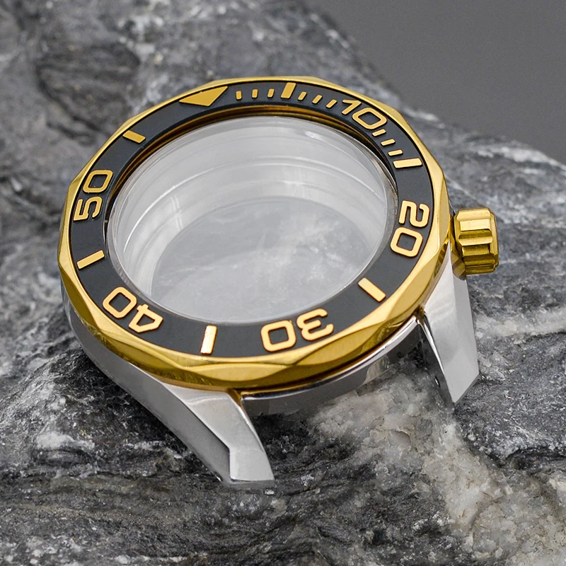 NH35 case, sapphire glass, see-through back, adapted to NH35 NH36 4R 7S Japan Automatic Movement, stainless steel, SPB185/187