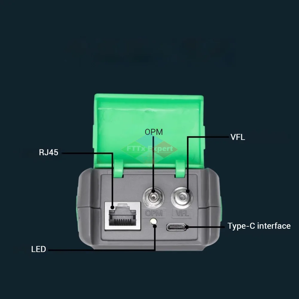 4in1 Recharge Battery Optical Power Meter Visual Fault Locator Cable Tester With Green Light VFL 10mW/20mW