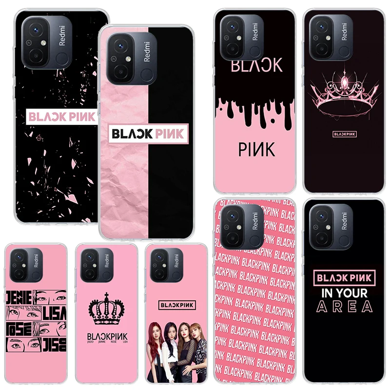 B-Blackpink Kpop Girls Phone Case For Xiaomi Redmi 12C 12 10C 10A 10 9C 9A 9T 9 8A 8 7A 7 6A 6 Pro K70 K40 K20 Fundas Back Cover