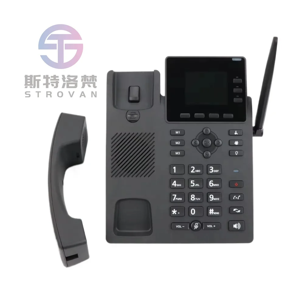 Desktop Business Office Home Wireless IP VoIP Phone Sasincomm S01-4G 4G 2.4G WiFi SIP V2.0