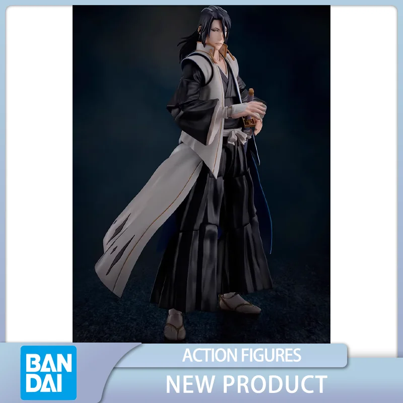 

BANDAI BLEACH SHF Kuchiki Byakuya Anime Action Figures Collect Model Toys in Stock