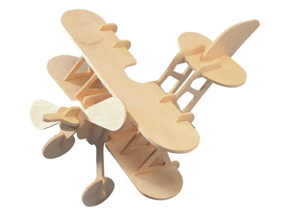 3D Wooden Puzzle-Helicopter