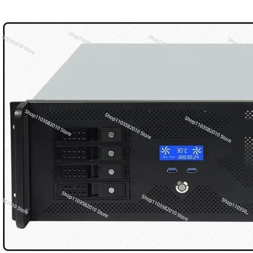 4U hot-swappable server chassis multi-card slot 8 slot 12 slot PCI ultra-micro dual U large board position GPU display AI