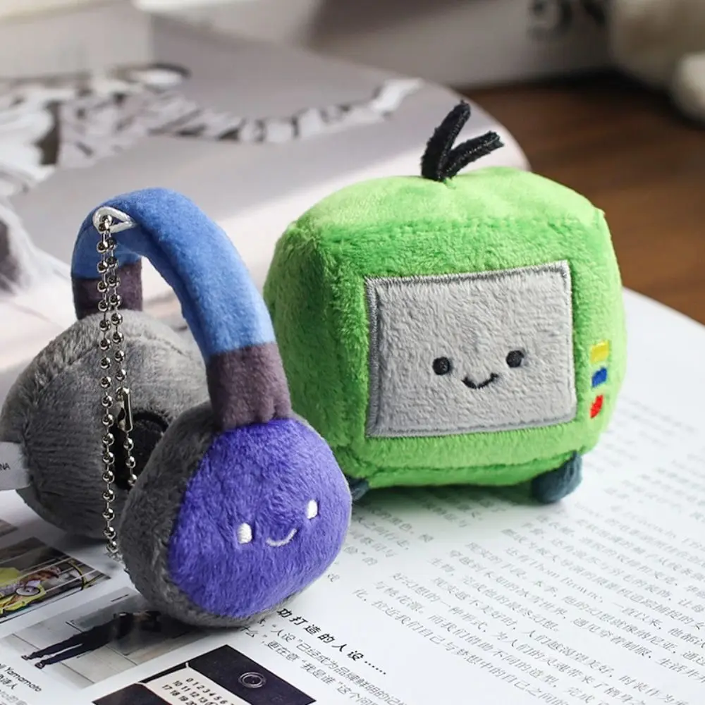 

Cute Expression Home Appliance Plush Keychain Mini TV Set Bread Maker Camera Plush Doll Pendant Kawaii Stuffed Doll