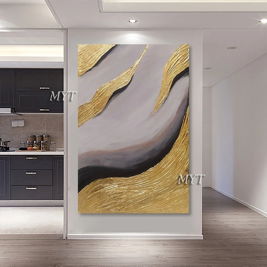 

New Arrival Modern Easy Pictures Wall Decor Abstract Acrylic Art Oil Paintings On Canvas China Artwork For Room Home Unframed